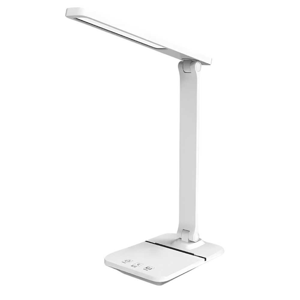 Lámpara de Escritorio USB Touch Minimalista Sofisticada Escritorio Celular Blanco