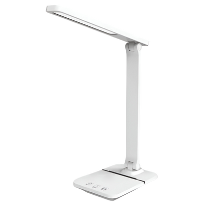 Lámpara de Escritorio USB Touch Minimalista Sofisticada Escritorio Celular Blanco