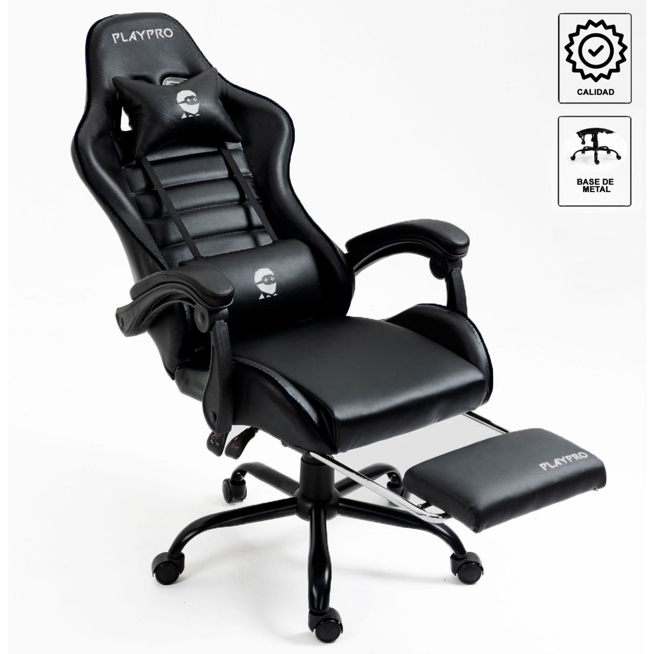 Silla Gamer Con Masajeador Lumbar Playpro X1