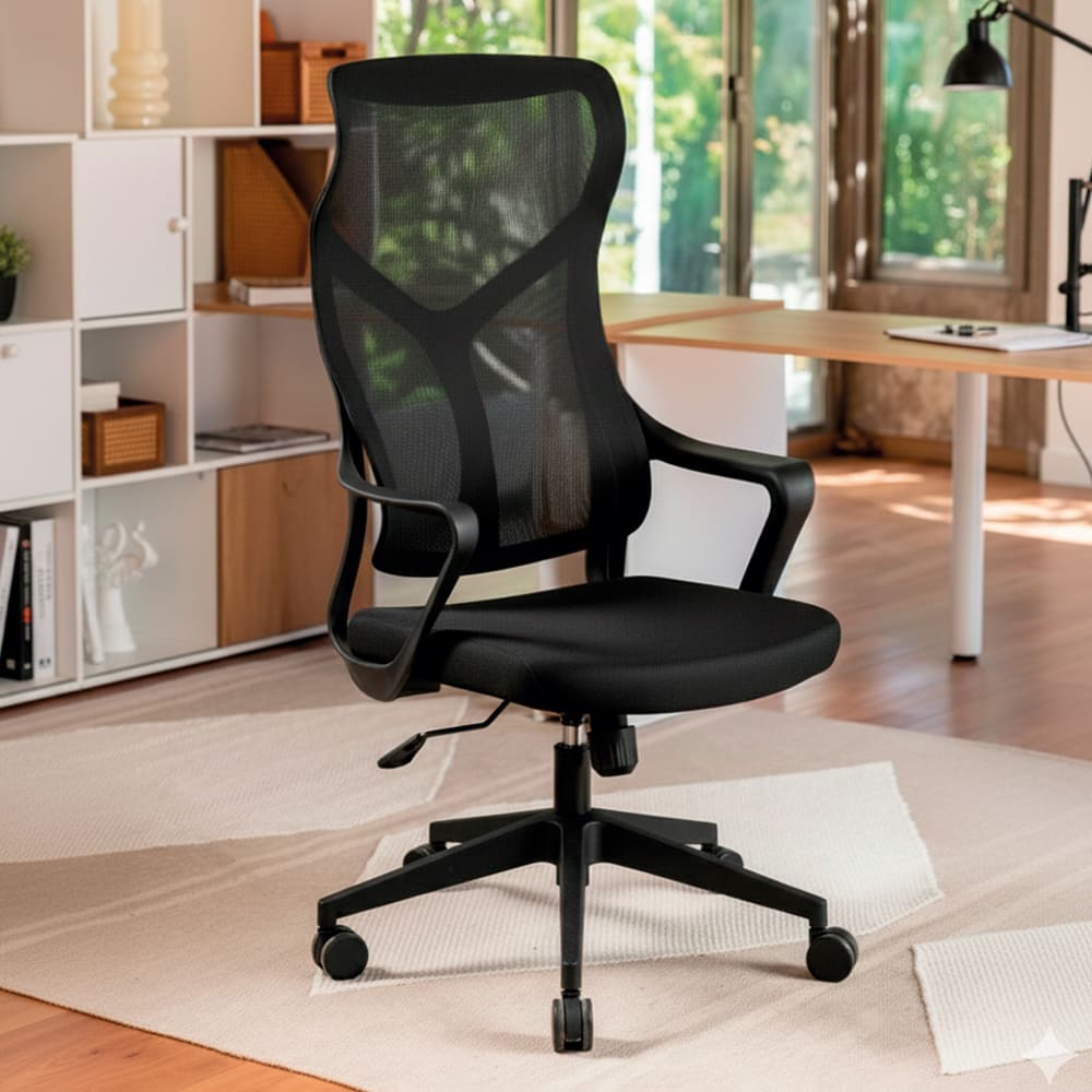 Silla Ergonomica de Oficina Ejecutiva Komsum Lyon Negro