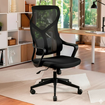 Silla Ergonomica de Oficina Ejecutiva Komsum Lyon Negro