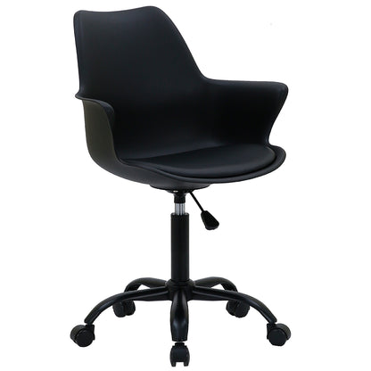 Silla de Oficina Giratoria Base de Acero Komsum Napoles Negro