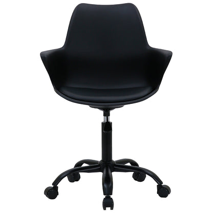 Silla de Oficina Giratoria Base de Acero Komsum Napoles Negro