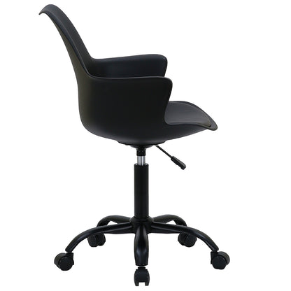 Silla de Oficina Giratoria Base de Acero Komsum Napoles Negro