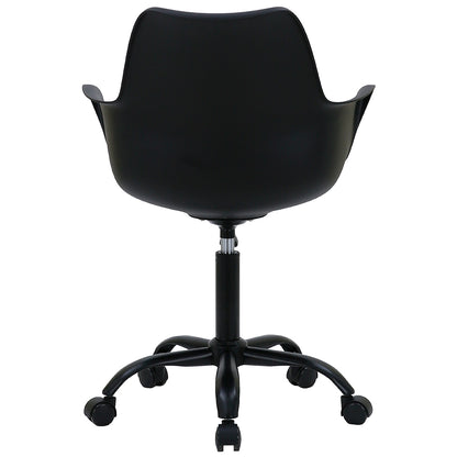 Silla de Oficina Giratoria Base de Acero Komsum Napoles Negro