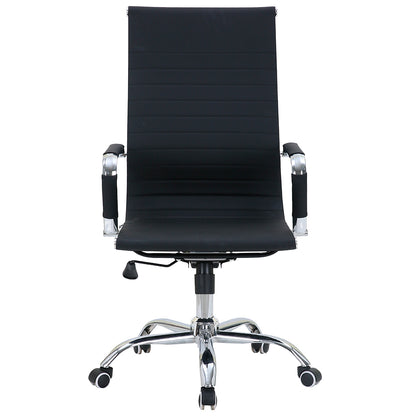 Silla de Oficina Ejecutiva Base de Acero Komsum Cannes Negro