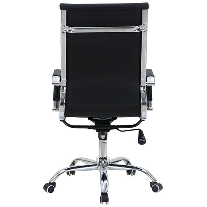 Silla de Oficina Ejecutiva Base de Acero Komsum Cannes Negro