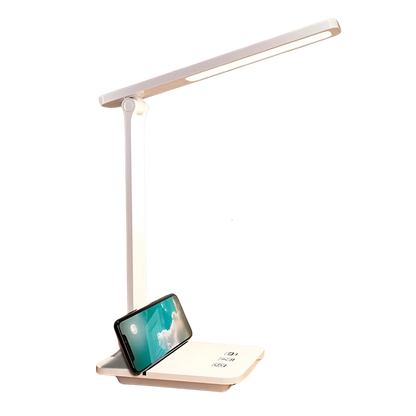 Lámpara de Escritorio USB Touch Minimalista Sofisticada Escritorio Celular Blanco