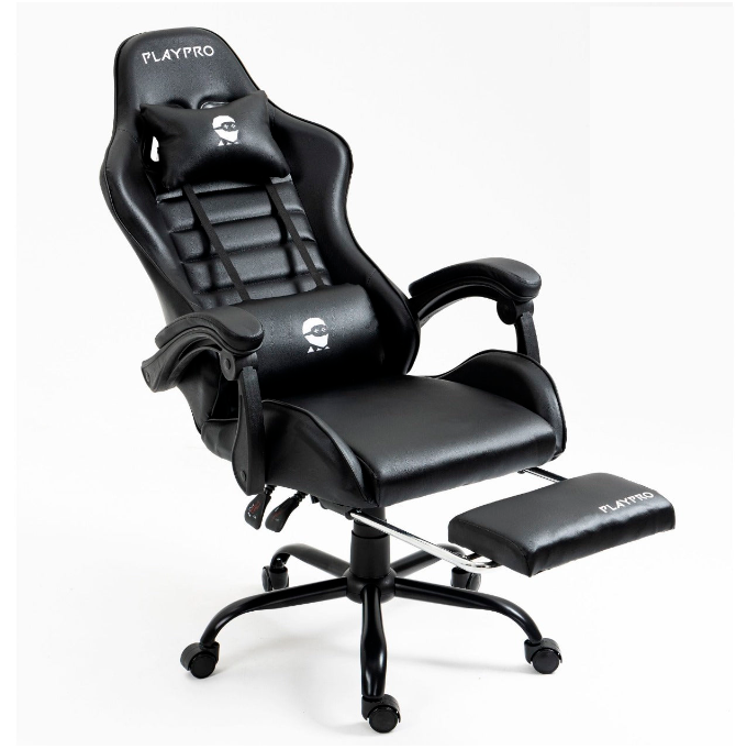 Silla Gamer Con Masajeador Lumbar Playpro X1